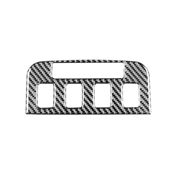 Для GS 2006-2011 Аксессуары для интерьера из углеродного волокна, накладка на панель регулировки автомобиля, наклейка для отделки